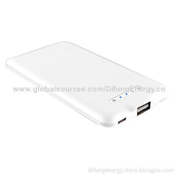 4,000mAh slim power bank, wallet design